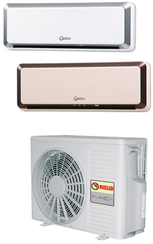 Condizionatore Riello Fusion, inverter a pompa di calore, con ionizzatore, alti rendimenti e bassissimi consumi